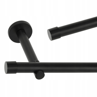 Hotová garniža - Jednoduchá záclonová tyč 19 mm 300 cm
